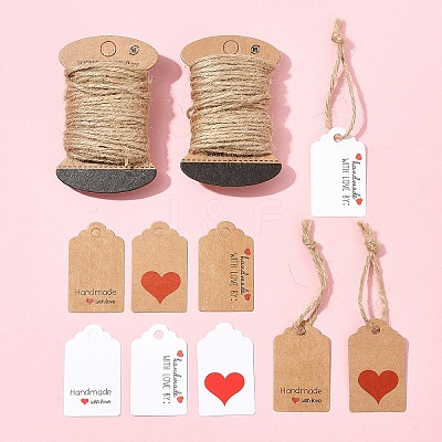 96Pcs 6 Styles Paper Gift Tags CDIS-FS0001-26-1