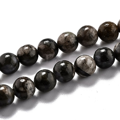 Natural Glaucophane Beads Strands G-O199-01B-1