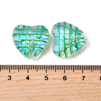 Transparent Glass Enamel Beads X1-GLAA-S388-01E-1