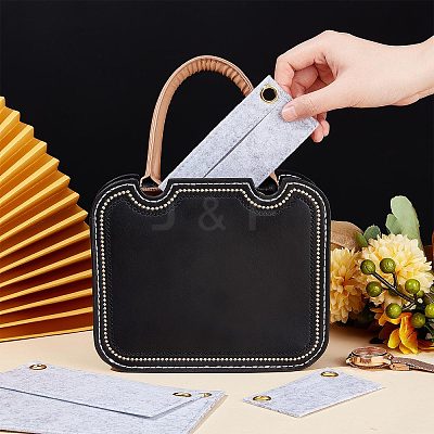 4Pcs 4 Style Wool Felt Purse Organizer Insert DIY-CN0002-11-1