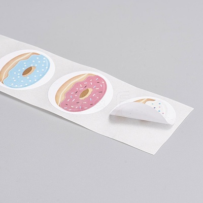Self-Adhesive Kraft Paper Gift Tag Stickers DIY-G013-A17-1