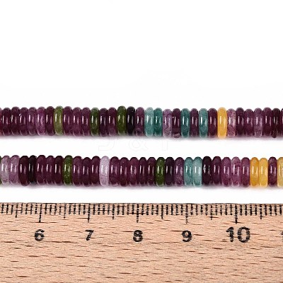 Dyed Natural White Jade Beads Strands G-T142-6mm-05A-1