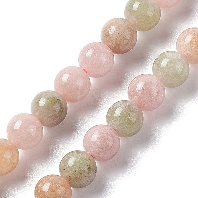 Natural White Jade Beads Strands G-I334-03A-1
