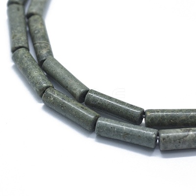 Natural Serpentine/Green Lace Stone Beads Strands G-F631-D06-1