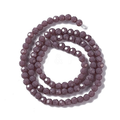 Faceted(32 Facets) Glass Beads Strands EGLA-J042-36A-08-1