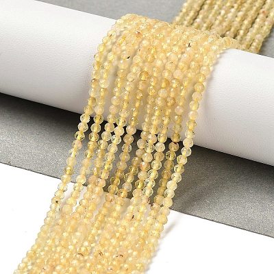 Heated Natural Citrine Beads Strands G-Z074-A03-01-1