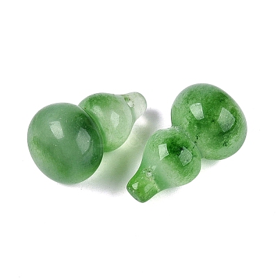 Dyed Natural White Jade Pendants G-Q601-42B-1