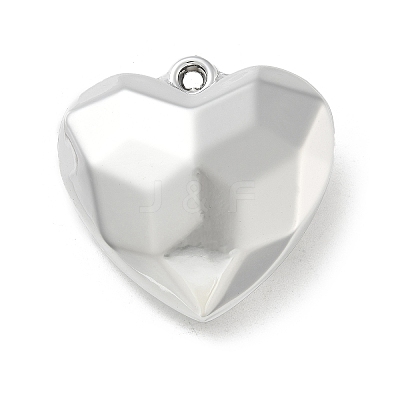 Plating Acrylic Pendants PACR-Q008-11S-1