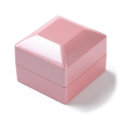 Rectangle Plastic Ring Storage Boxes CON-C020-02G-1