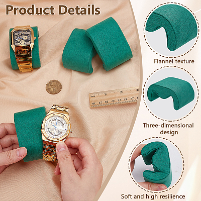 Velvet Jewelry Watch/Bracelet Display Pillows ODIS-WH0043-201C-1
