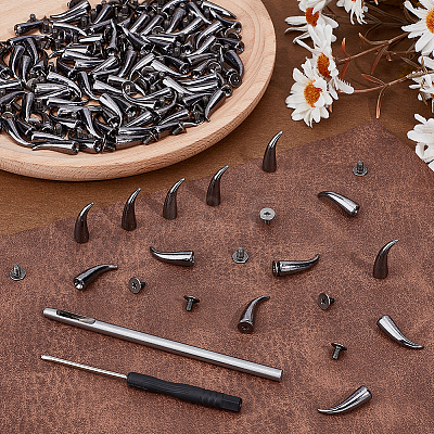 50 Sets Alloy Spiked Cone Rivets FIND-OC0013-88-1