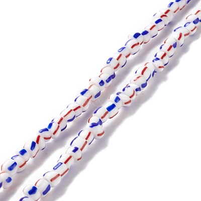 Handmade Lampwork Beads Strands BLOW-K001-01B-10-1