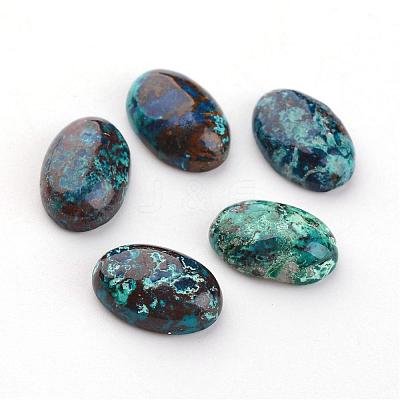Natural Chrysocolla Cabochons G-D804-01-1