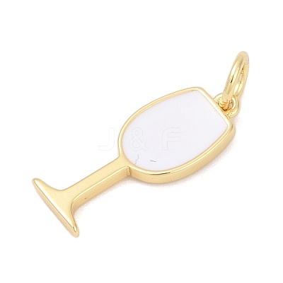 Brass Enamel Pendants KK-U062-02B-01-1