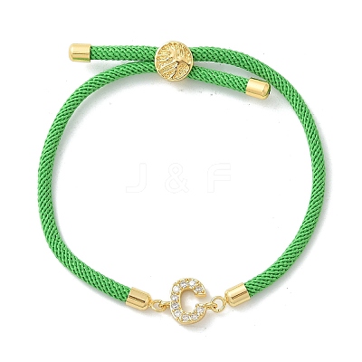 Adjustable Nylon Cord Bracelets X-BJEW-C096-01G-03-1