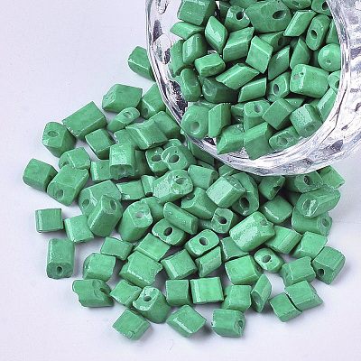 6/0 Baking Paint Glass Seed Beads SEED-S034-A05-1