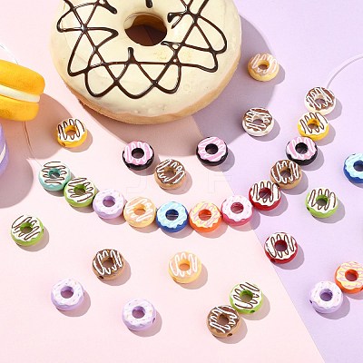Baking Paint Apaque Acrylic Beads MACR-CJZ0001-06-1