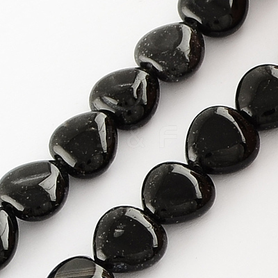 Dyed Natural Dyed & Heated Black Onyx Beads Strands G-R190-10-1