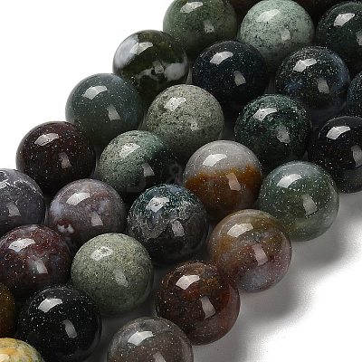 Natural Indian Agate Beads Strands G-G175-A06-01-1