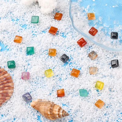 Natural Agate Cabochons X-G-G593-19-1