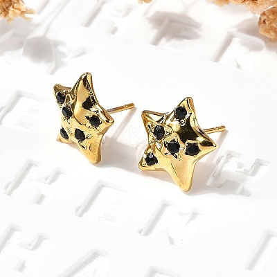 304 Stainless Steel Stud Earrings EJEW-F361-16G-1