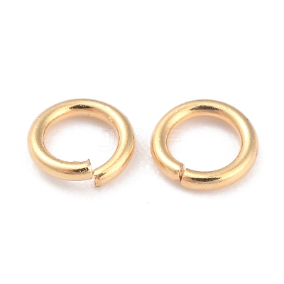 Rack PlatingBrass Open Jump Rings KK-O139-18B-G-1