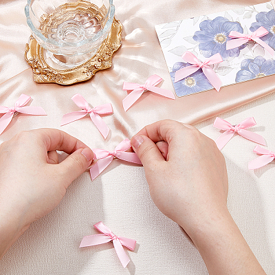 Bowknot Polyester Brooches LS-JEWB-WH0028-68B-1