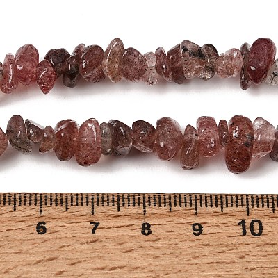 Natural Strawberry Quartz Beads Strands GG-CBAC13F-B05-01-1