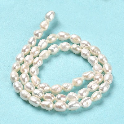 Natural Cultured Freshwater Pearl Beads Strands PEAR-E016-065-1