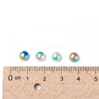 Imitation Pearl Acrylic Cabochons OACR-R063-6mm-M-1