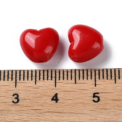 Opaque Acrylic Beads MACR-F079-02B-1