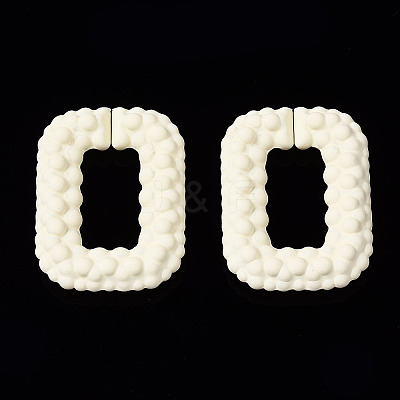 Spray Painted CCB Plastic Linking Rings CCB-Q091-009F-1