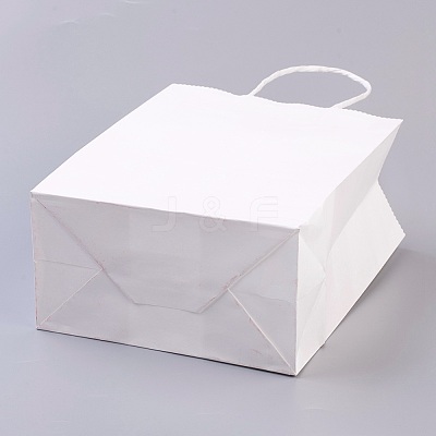 Pure Color Kraft Paper Bags AJEW-G020-D-03-1