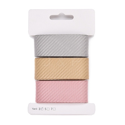 9 Yards 3 Styles Polyester Ribbon SRIB-A014-K04-1