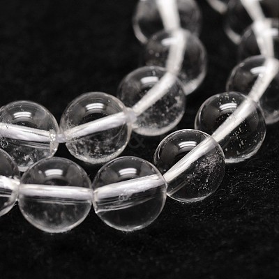 Natural Quartz Crystal Beads Strands X-G-D840-61-8mm-1