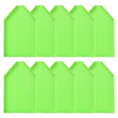 Arrow Shape Plastic Diamond Painting Tray Plate DIY-YW0008-21-1