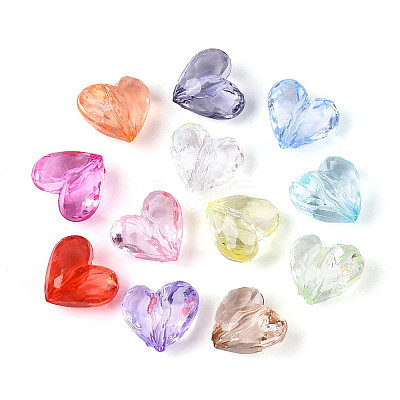 Transparent Acrylic Beads OACR-N150-38-1