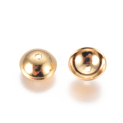 304 Stainless Steel Bead Caps X-STAS-F227-40-G-1