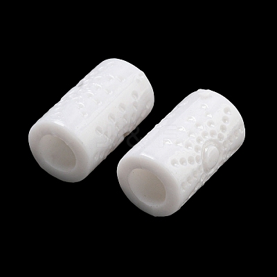 Opaque Acrylic European Beads SACR-L007-002B-1