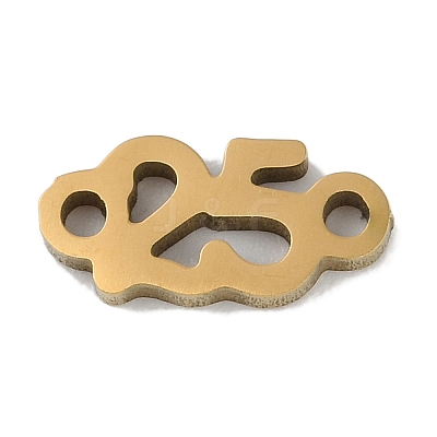304 Stainless Steel Connector Charms STAS-L279-018G-1