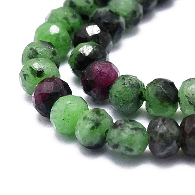 Natural Ruby in Zoisite Beads Strands G-E569-H05-1