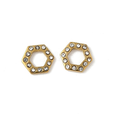 304 Stainless Steel Rhinestone Cabochons STAS-A057-04G-B02-1