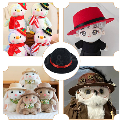 Eva & Cloth Craft Doll Hat DIY-WH0591-087A-1