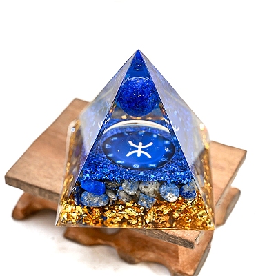 Constellation Orgonite Pyramid Resin Energy Generators PW-WG5E2FD-08-1