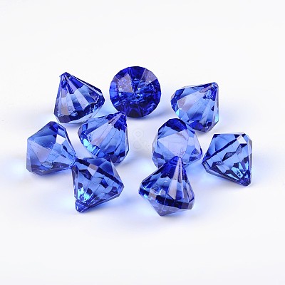 Transparent Acrylic Pendants for Curtains DB28x31mmC65-1