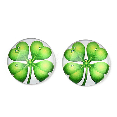 Flatback Glass Cabochons for DIY Projects GGLA-ZX026-25mm-07A-1