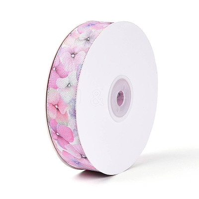 Single Face Printed Polyester Satin Ribbon SRIB-T009-02A-01-1