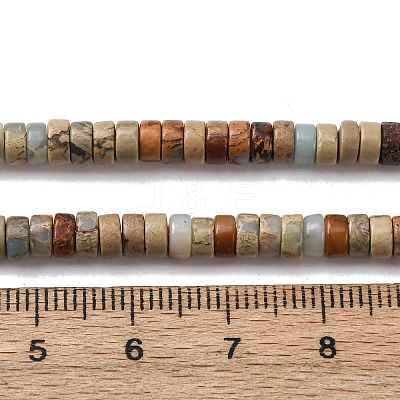 Natural Shoushan Stone Beads Strands G-L624-I10-2x4mm-1