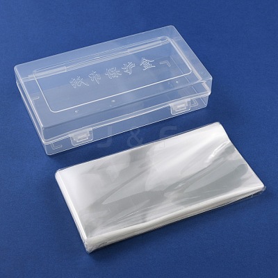 Plastic Commemorative Banknote Storage Boxes AJEW-WH0258-269-1