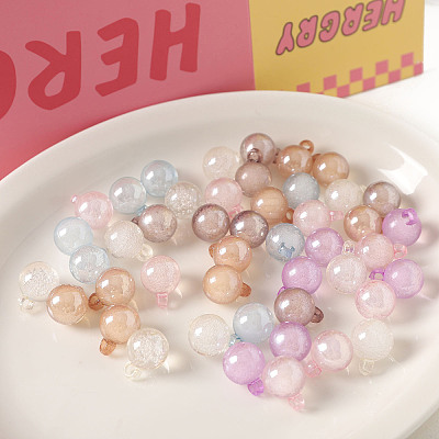 Transparent Acrylic Pendants X-OACR-K008-30-1